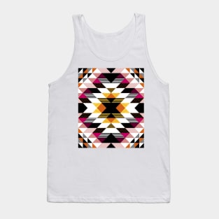 Gold And Magenta Tribal Pattern Tank Top